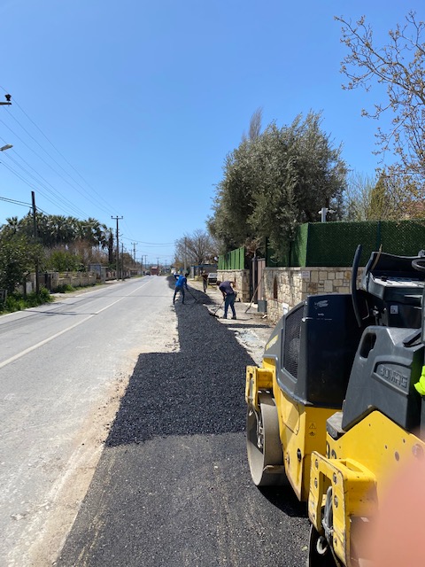 Asfalt yama ve bakım çalışması