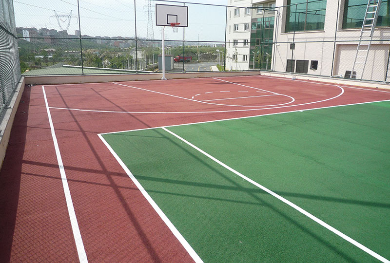 Spor ve açık alan zemin uygulaması